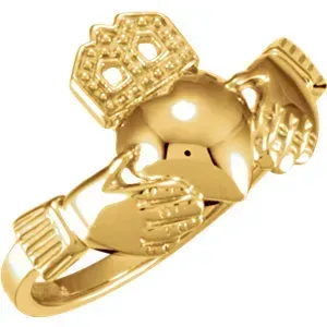 claddagh gold ring