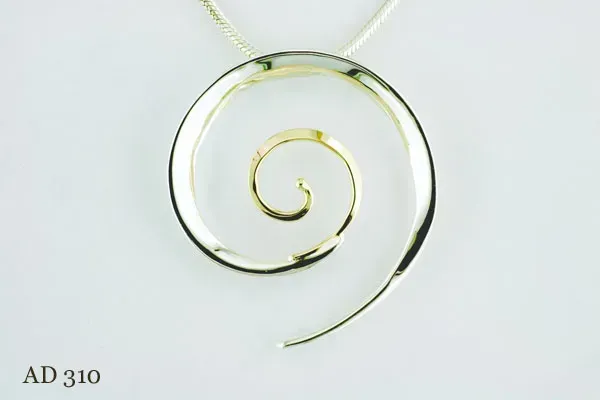 TK swirl pendant