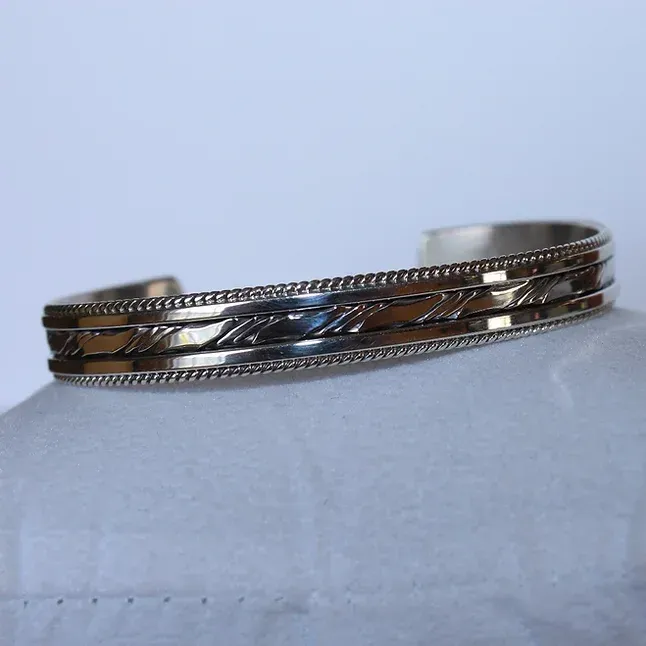 Sterling Silver thick cuff