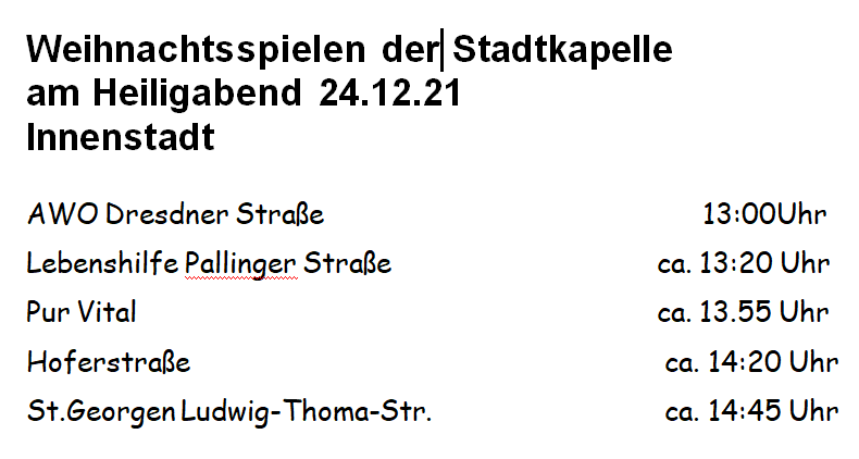 24.12. Weihnachtslieder HeiligAbend