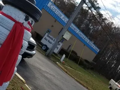 In Front of Custom Performance Center Auto Repair & Towing in White Plains, MD