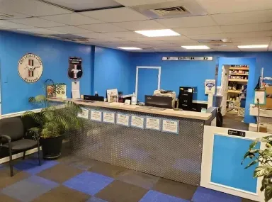 Our Reception Desk at Custom Performance Center Auto Repair & Towing in White Plains, MD