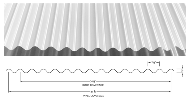 Commercial Wave Panel Illustration — Palmer, AK — Magic Metals Inc