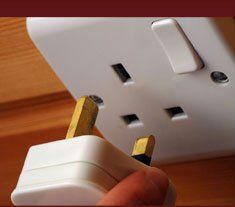 Electrical services - Swansea, South Wales - D & S Electrical Services - modern socket