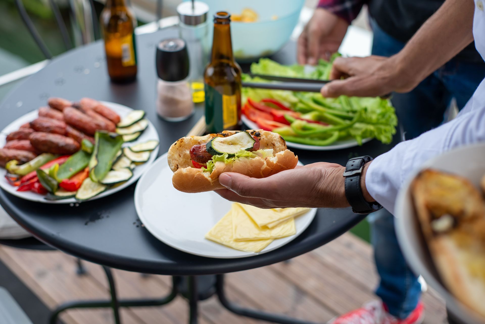 Enjoy summer BBQ and a beer