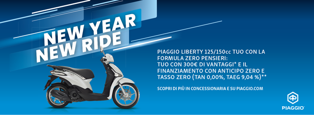 Scooter Piaggio Liberty 125 Euro 5 a Torino - Concessionaria Ufficiale  Piaggio a Torino - Mo.Vi