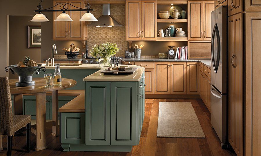 Kemper Darby Cabinets in Oasis