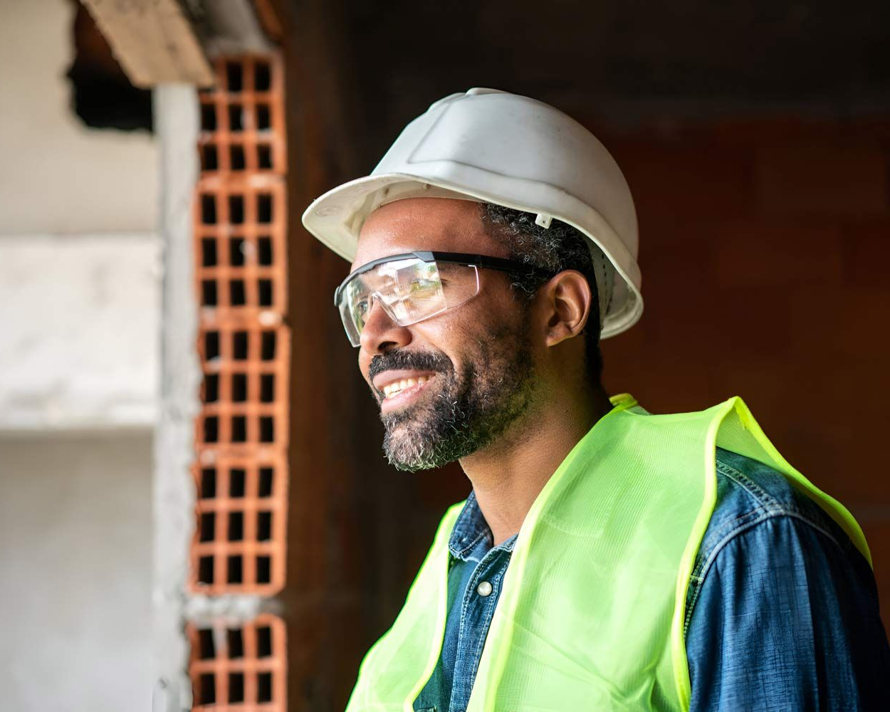 Lanson Partners team posing for a picture while sitting at a table