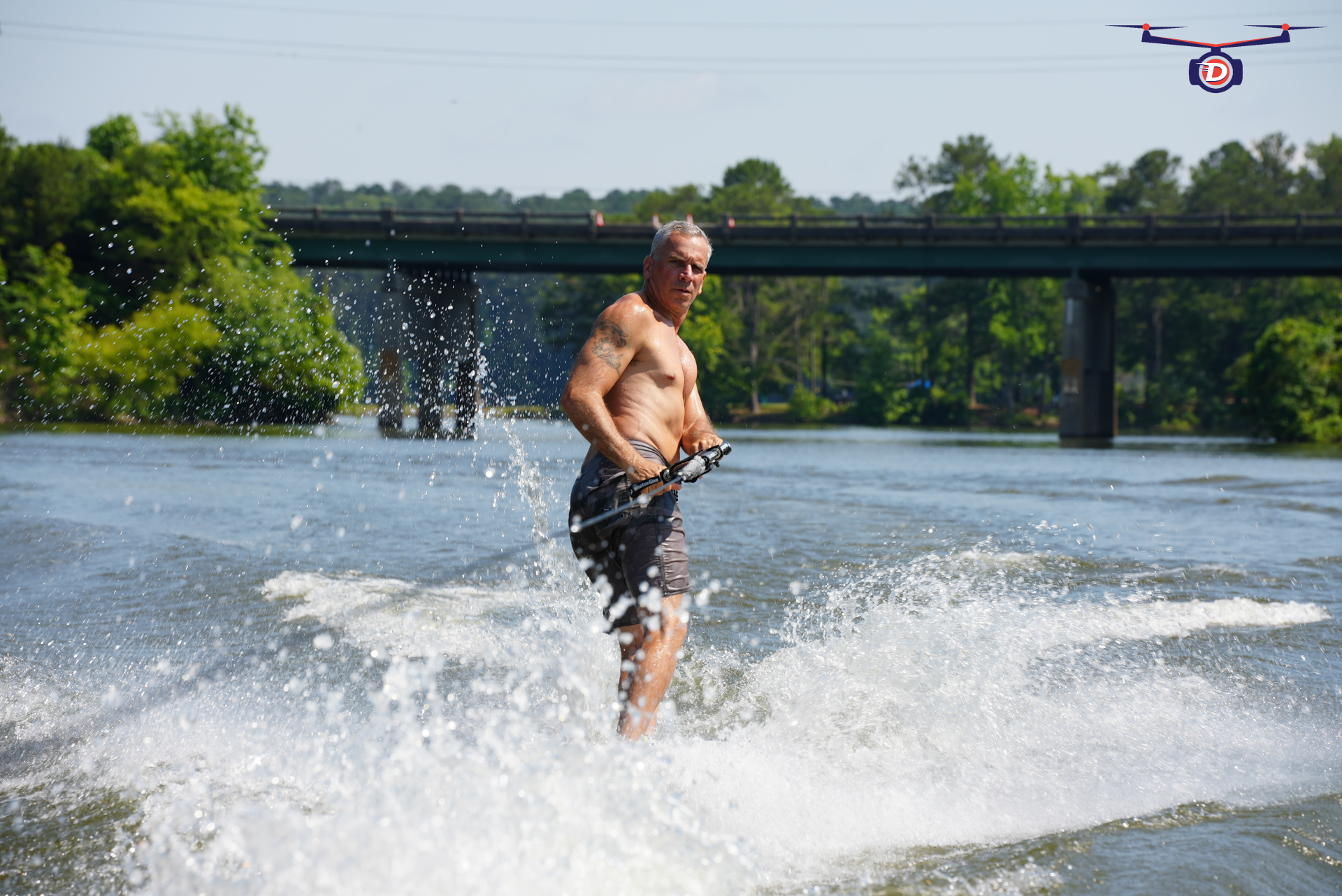 Water Ski Run Drone Photography  Photo By: Charles Slaughter