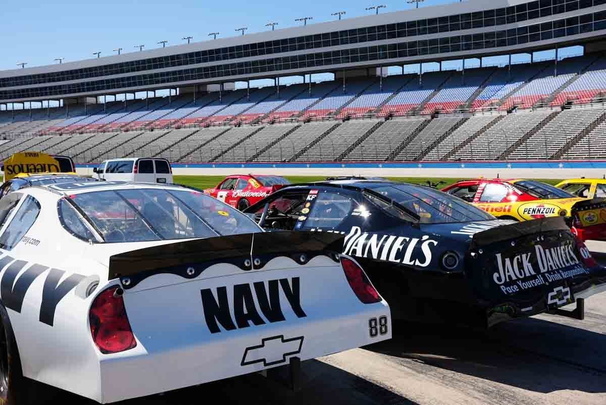 NASCAR Event At Texas Motor Speedway Pit Row  Photo By: Charles Slaughter