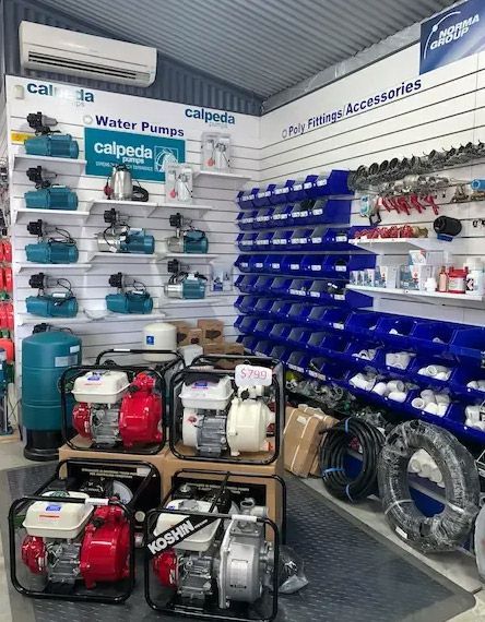 Poly Fittings Accessories And Water Pumps With Four Engines — Gloucester Outdoor Solutions In Gloucester, NSW