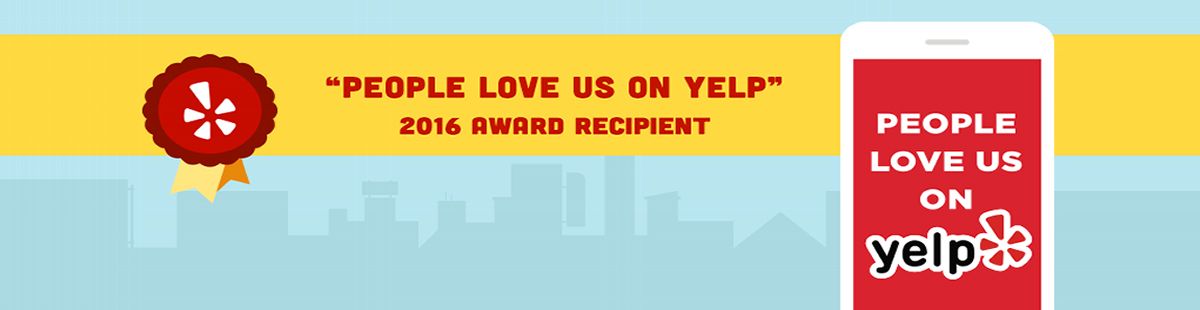 “People Love Us on Yelp” 2016 Award Recipient