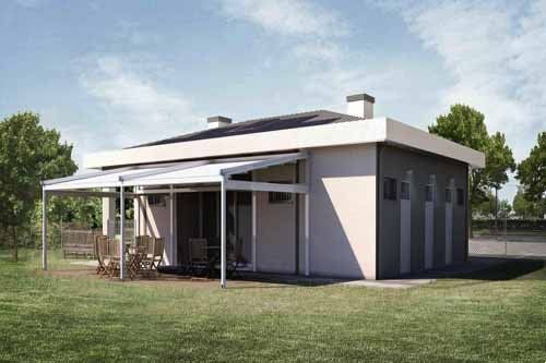 prospettiva lontana pergolato