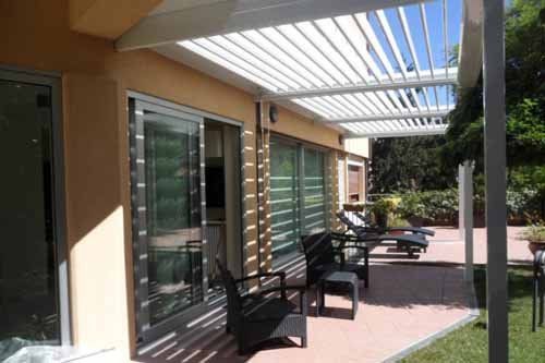 esempio di tenda bioclimatica