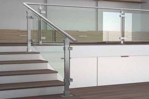 Scala in acciaio per interni