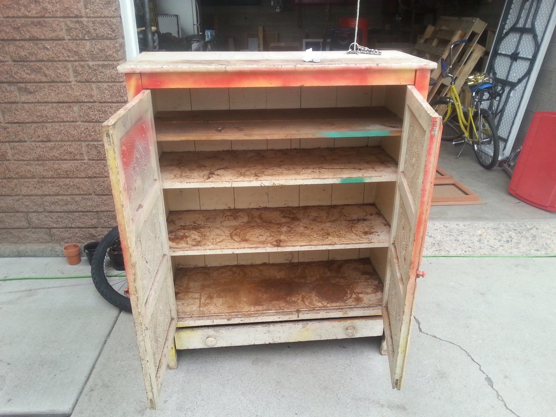 Open Cabinet - Grove, UT - Call's Furniture Restoration