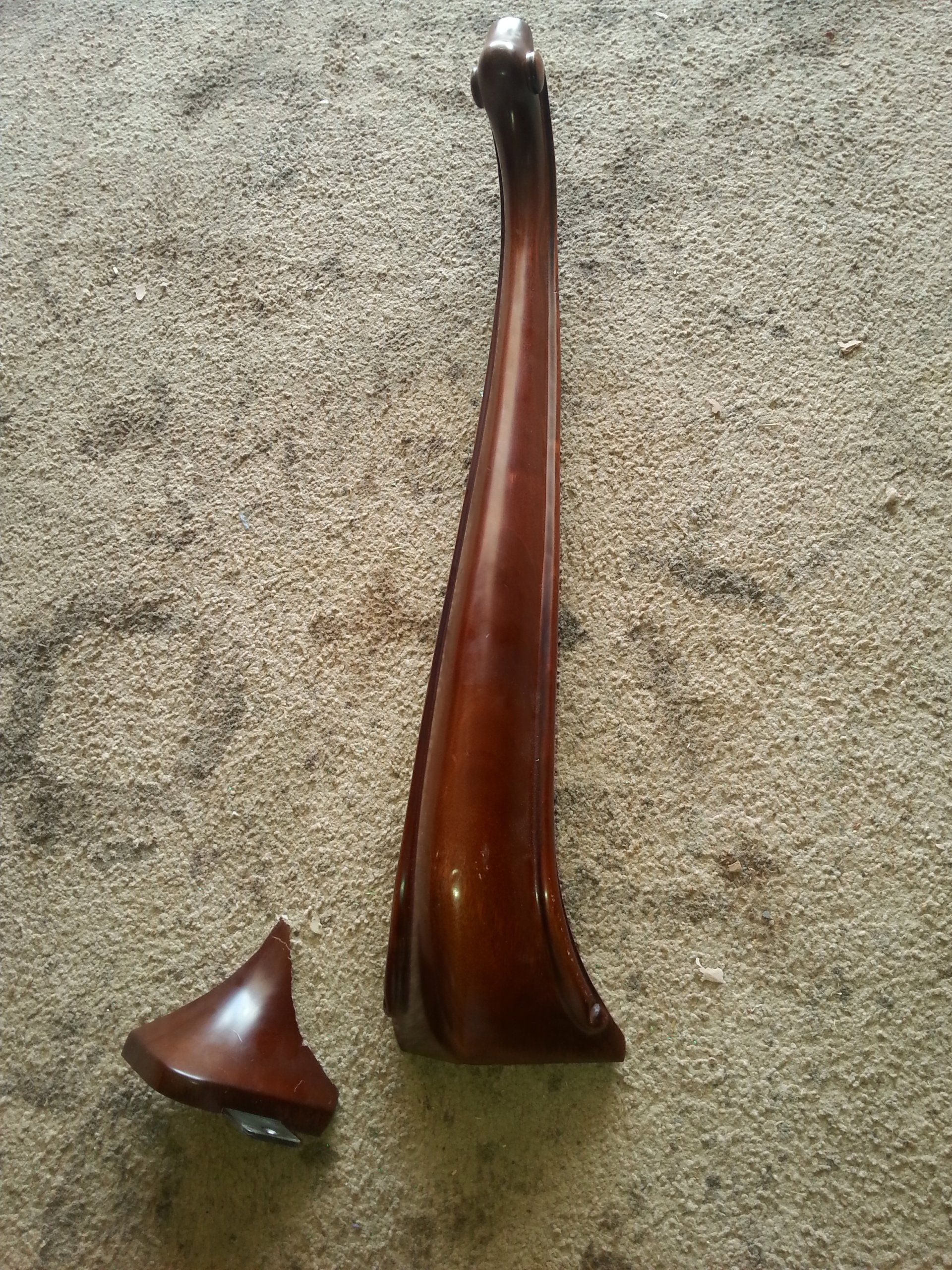 Before Piano Leg - Grove, UT - Call's Furniture Restoration