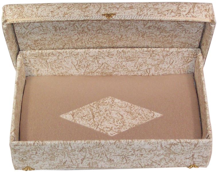 Cream and Taupe Upholstery Gift Box
