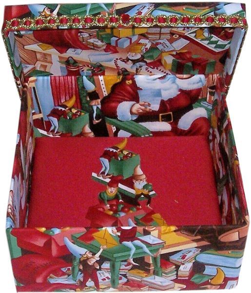 Santa's Workshop Keepsake Box