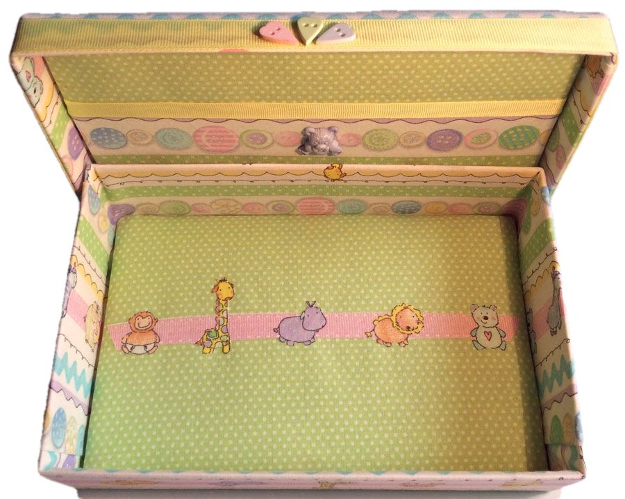 Baby Animals and Buttons Gift Box