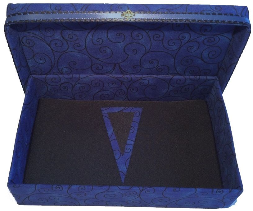 Dark Blue Scrolls Gift Box