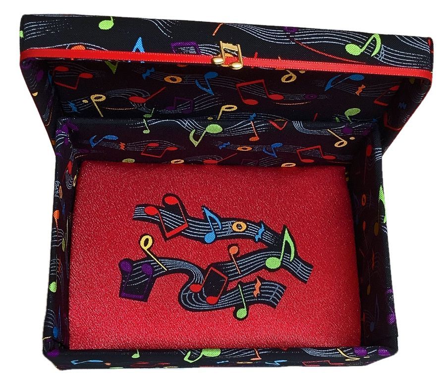 Colorful Music Notes Gift Box