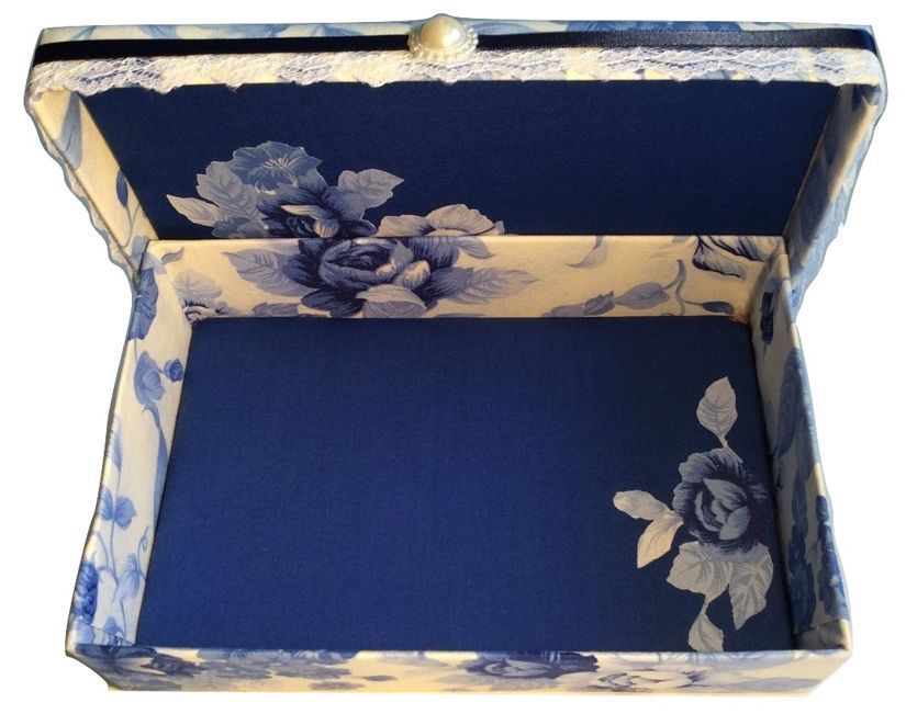 Delicate Blue Floral Gift Box