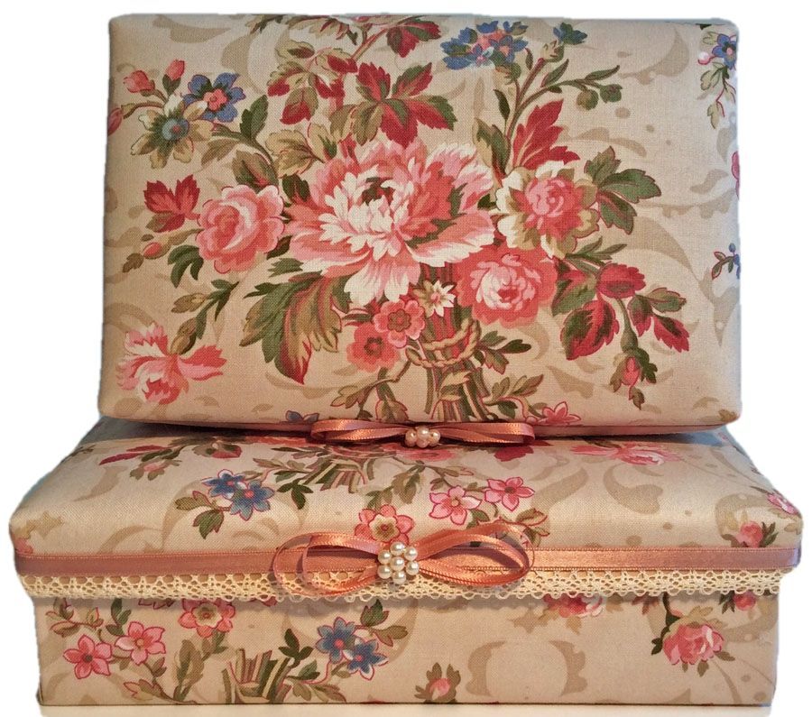 Dusty Rose Floral Gift Box