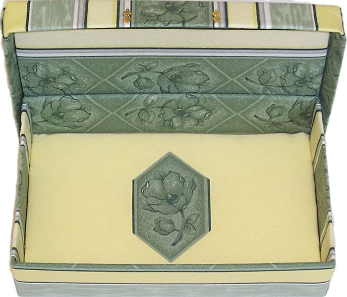 Green and Yellow Floral Gift Box