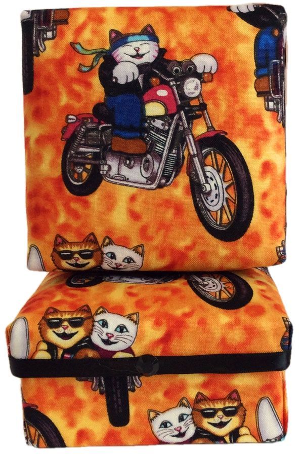 Motorcycle Cats Mini Gift Box