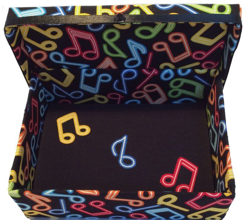 Neon Music Notes Gift Box
