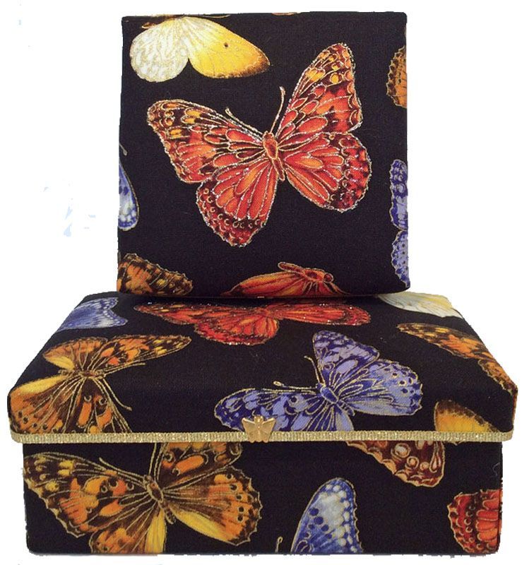 Rust Butterfly Gift Box