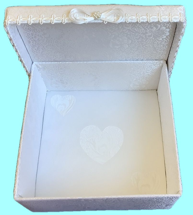 White Bridal Keepsake Box