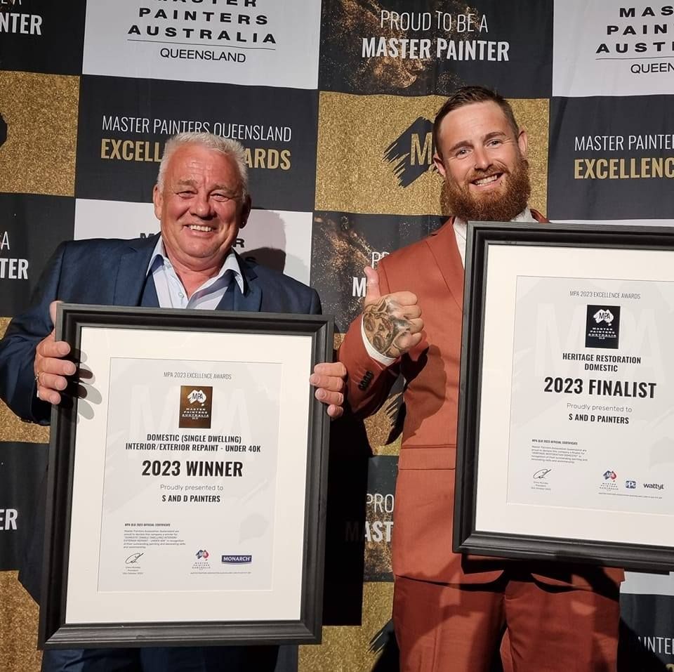 Owners Awards — Ipswich, QLD — S & D Painters