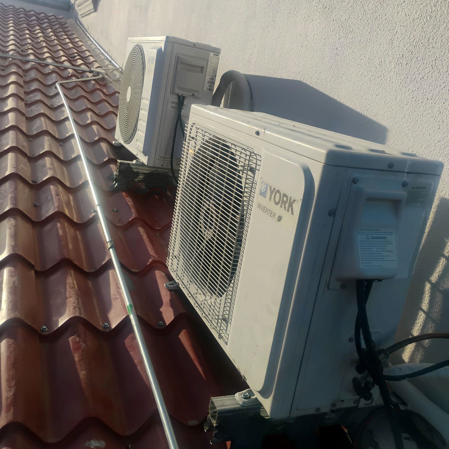Instalación residencial de aire acondicionado