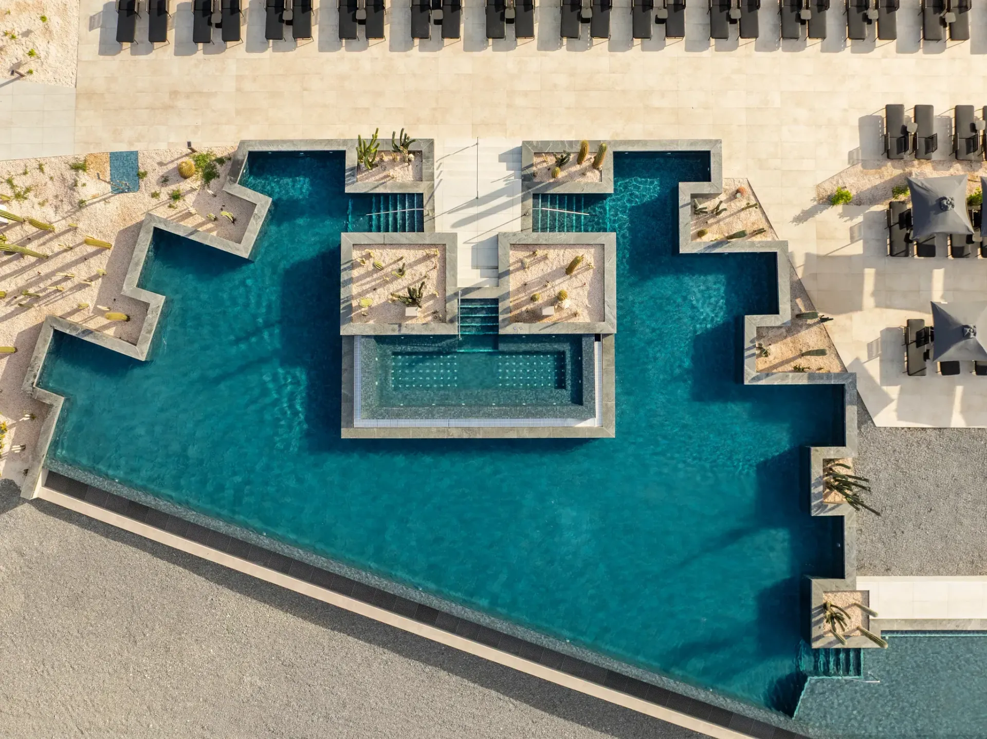 Resort pool and lounge areas at Secrets Baby Beach Resort for Ladies Escape 2027