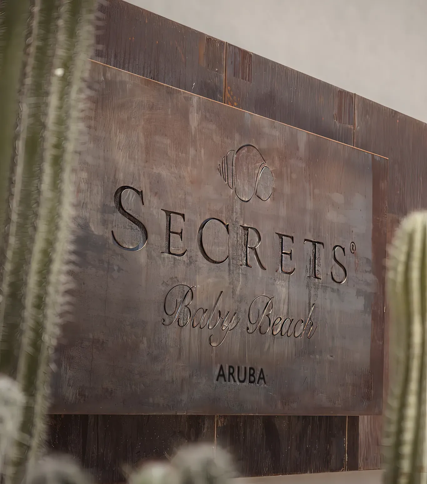 Entrance and lobby area at Secrets Baby Beach Resort in Aruba for Ladies Escape 2027