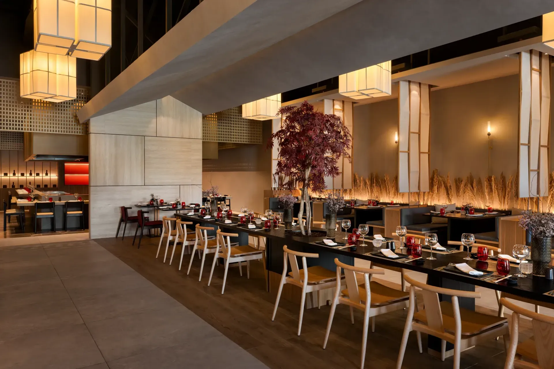 Himitsu restaurant at Secrets Baby Beach Resort offering dining during Ladies Escape 2027