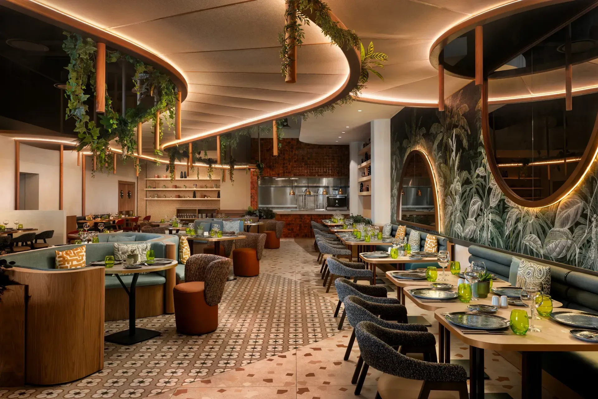 Tierra restaurant dining experience at Secrets Baby Beach Resort during Ladies Escape 2027