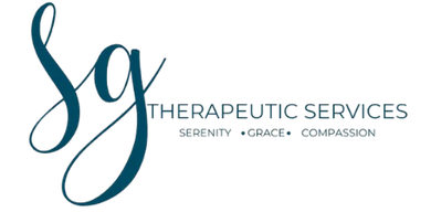 A logo for a company called sg therapeutic services.