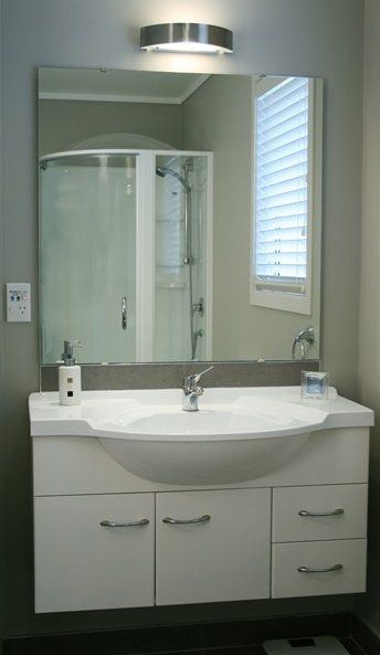 Bathroom with shower dome