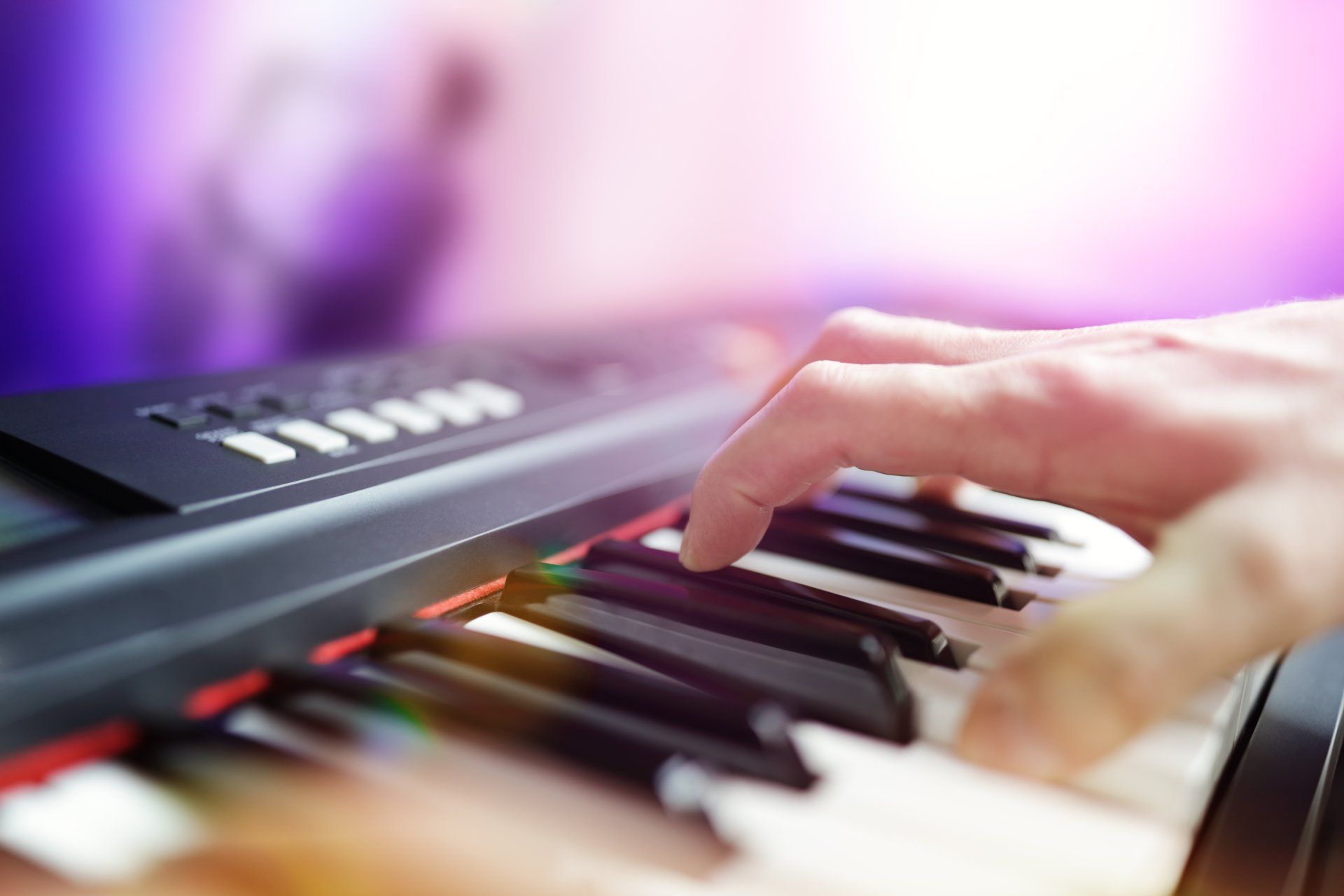 Piano playing
