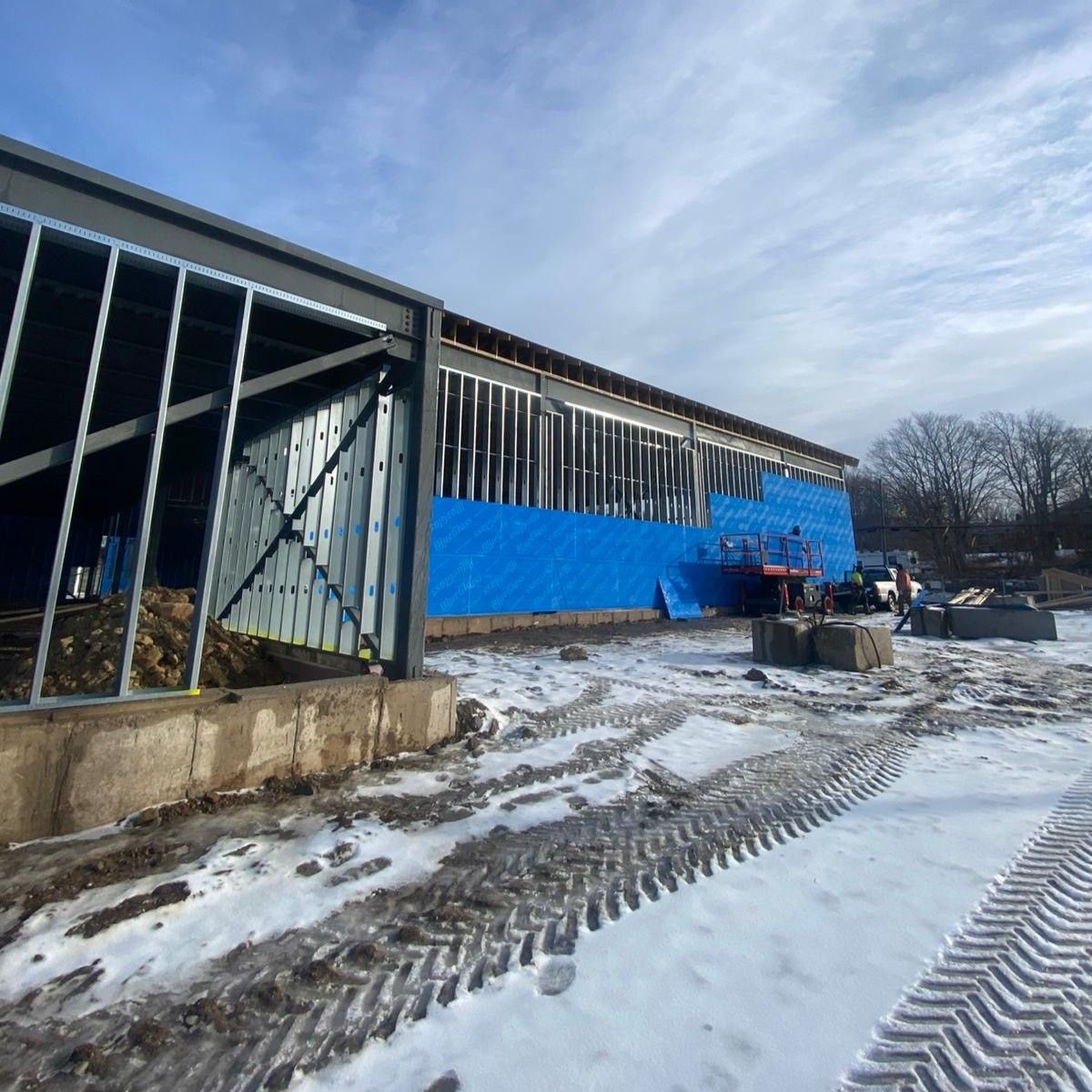 framing and sheeting installation