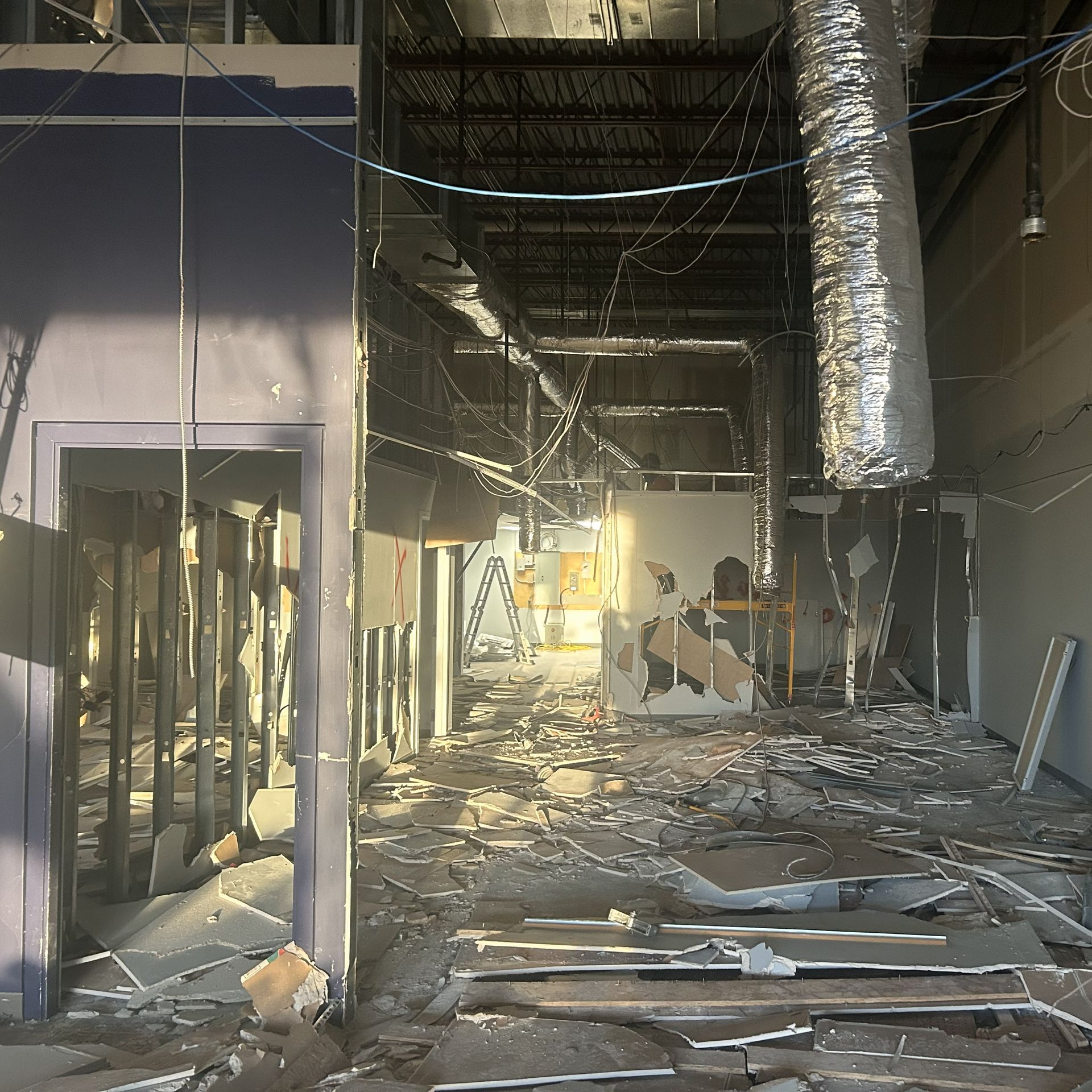 commercial demolition front