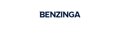 Benzinga logo, trusted financial news platform with business and market updates