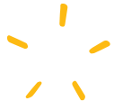 A cartoon illustration of a yellow star on a white background.
