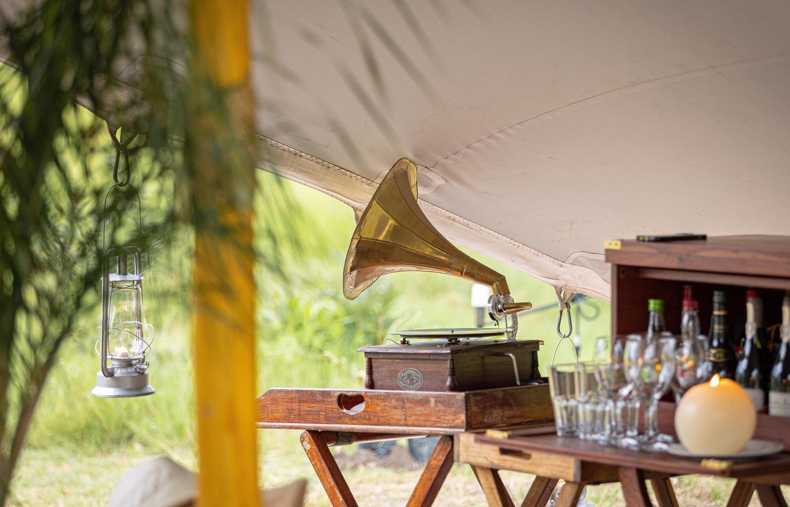 Feline Fields Vintage Camp Lounge Area