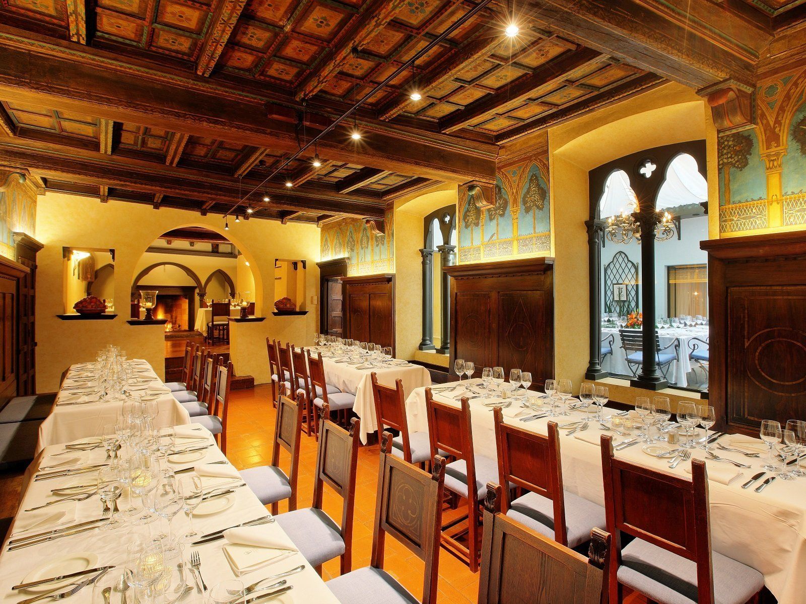 Der Cenacolo Fiorentino, vorbereitet für 40 Gäste