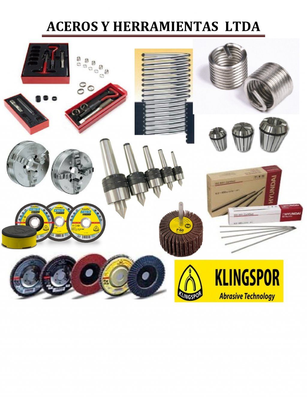 aceros y herramientas