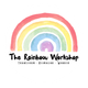 The logo for the rainbow workshop has a rainbow on it